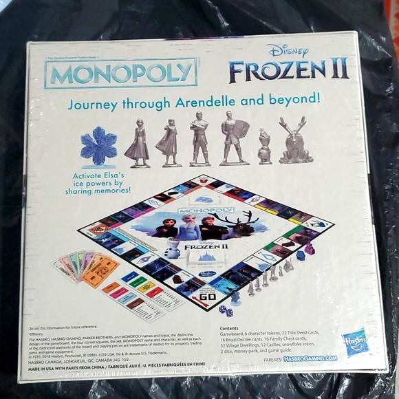 Brand new Frozen 2 Monopoly game - Picture 2 of 2
